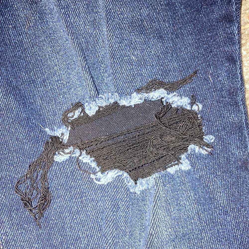 Blue Ripped Jeans - Picture 3 of 4